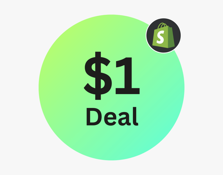 Shopify $1 Deal 2024