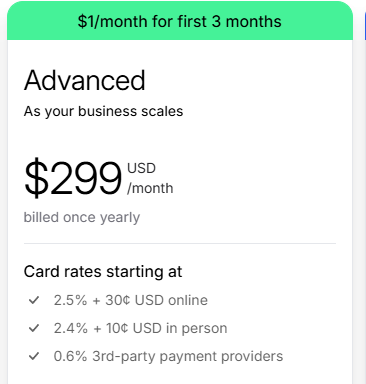 Shopify Advanced Plan