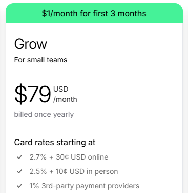 Shopify Grow Plan