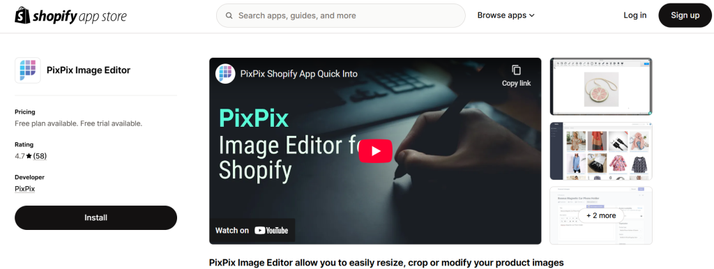 PixPix Image Editor