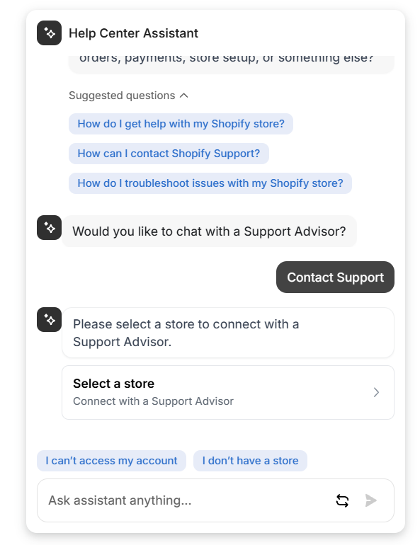 Via Live Chat