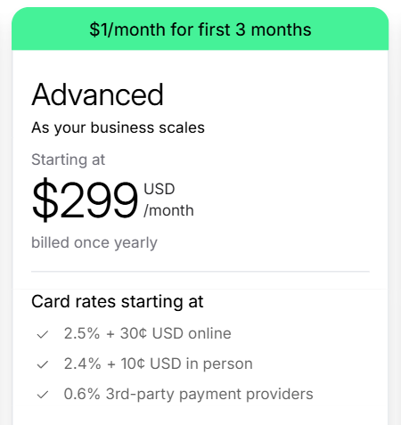 Shopify Advanced Plan