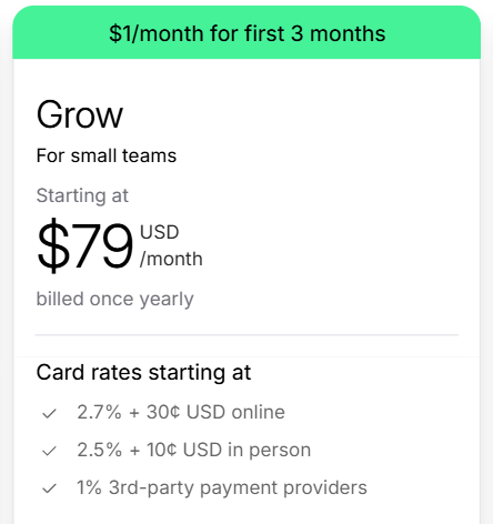 Shopify Grow Plan