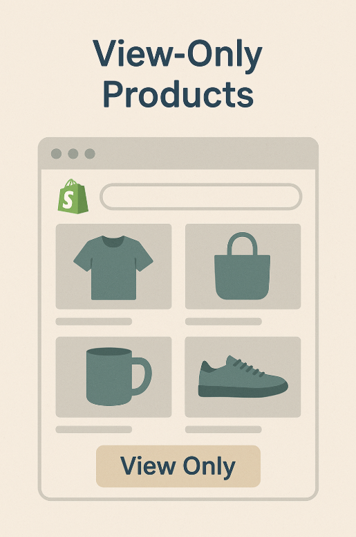 View-Only Product Catalog in Shopify View-Only Product Catalog in Shopify
