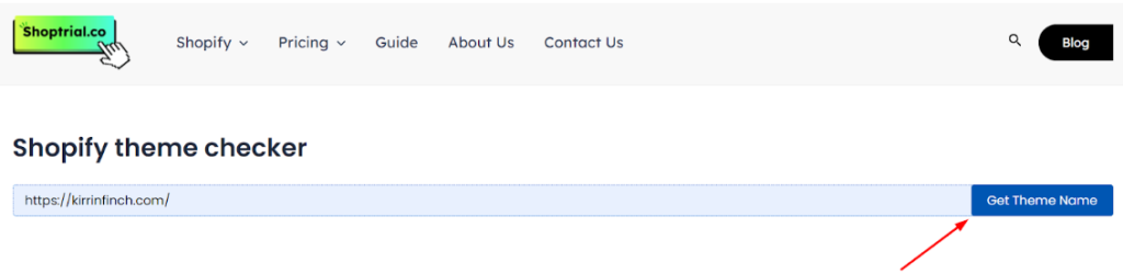 Click the Get Theme Name Button