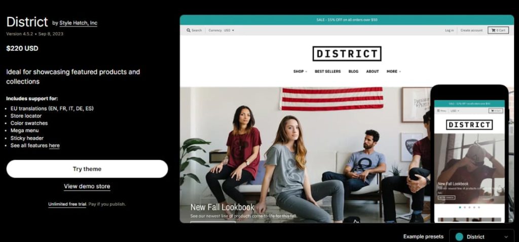District
