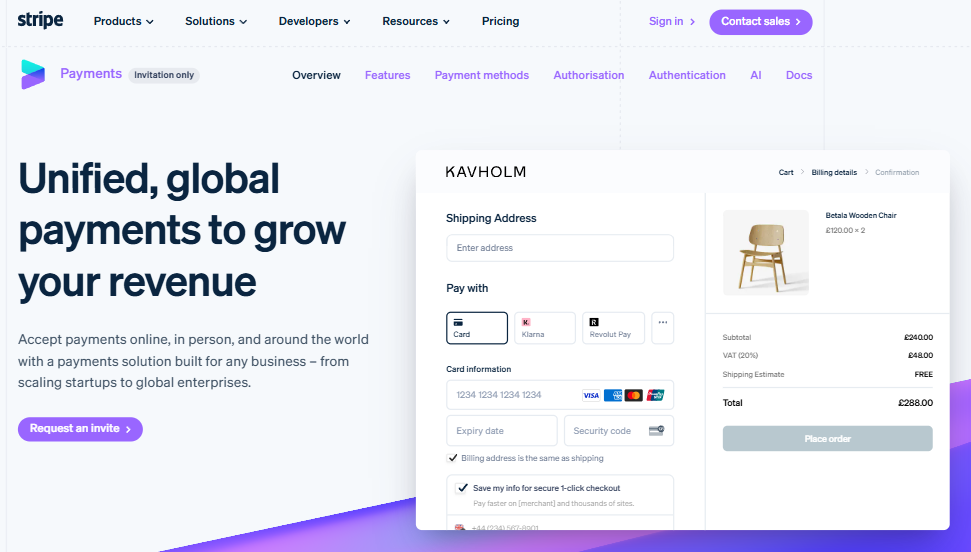 Stripe Payment Gateway